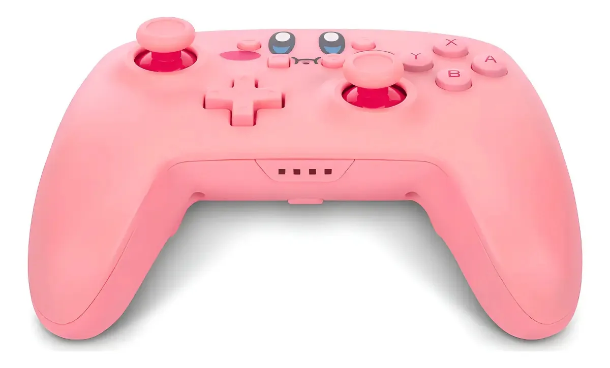 Controle Kirby Inalambrico Nintendo Switch Cor Rosa