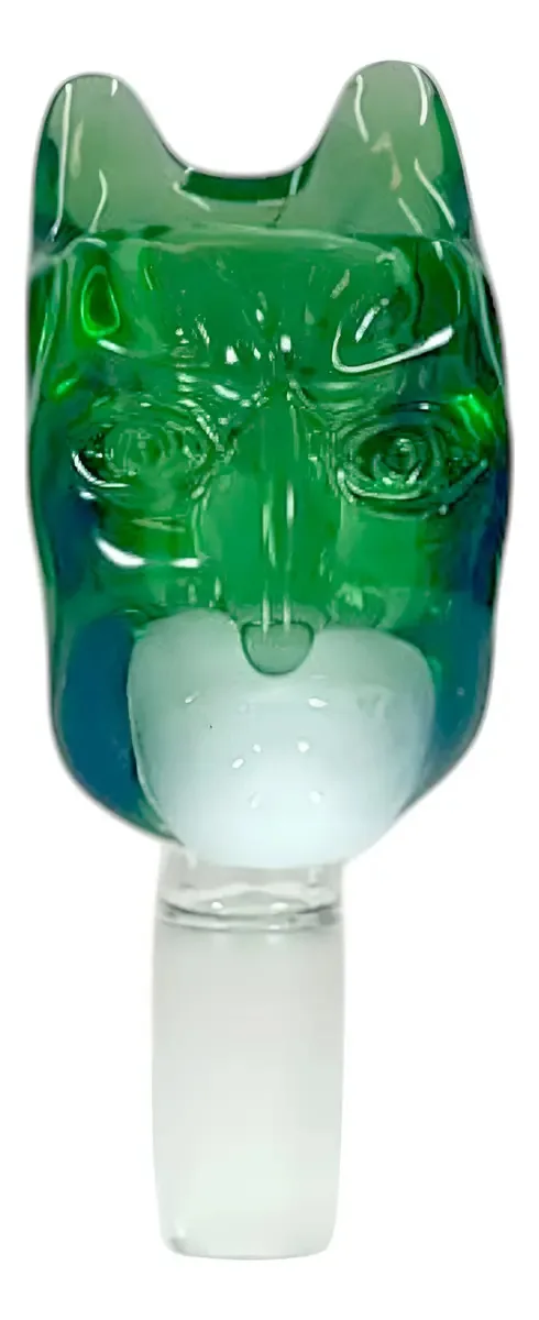 Bowl de Vidro King Bong Batman Verde 14mm Óculos de Fumar