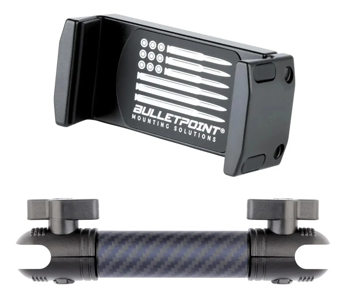 Suporte para celulares e GPS Bulletpoint, modelo universal, montagem no painel, cor preta, pacote de 1 unidade. Ideal para veículos.