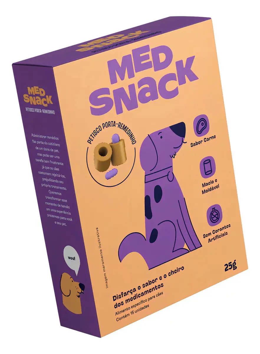 Petisco Porta Remédio MedSnack para Cães 25g