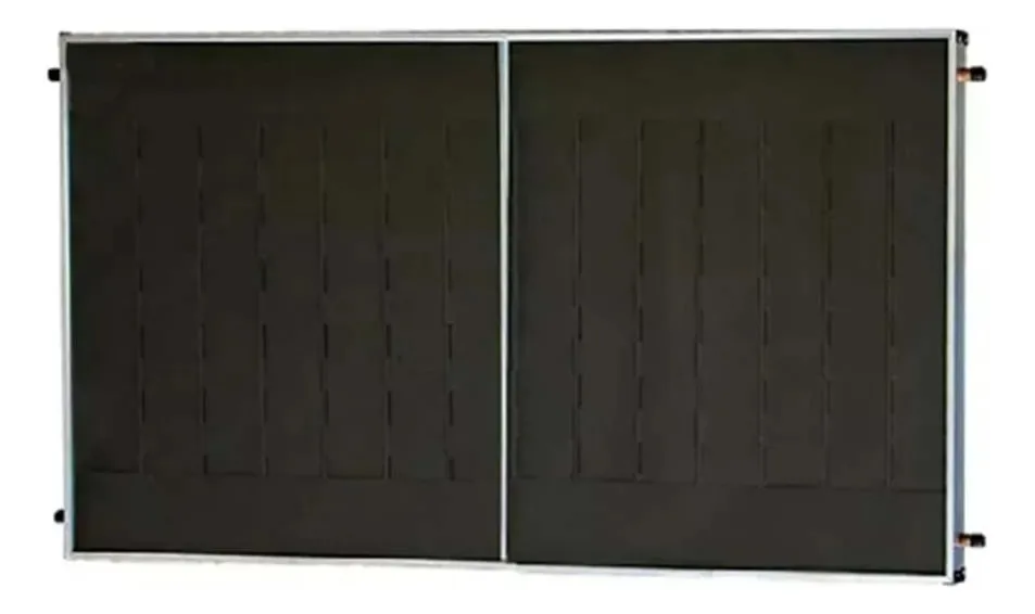 Placa Coletor Solar Banho Horizontal Em Aço Inox 150x100cm Ribsol