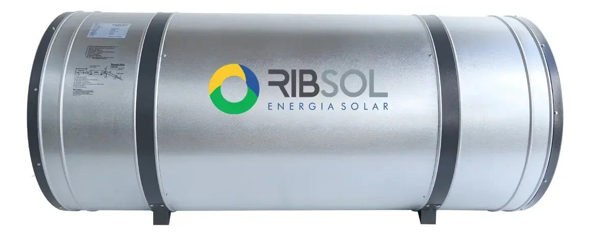 Reservatório Térmico Boiler Solar 400 Litros Sem Apoio Eletrico Ribsol