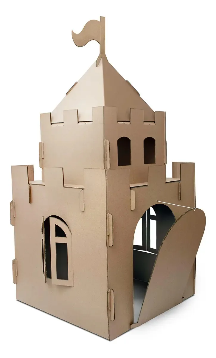 Castelo De Papelão Para Entrar E Se Divertir