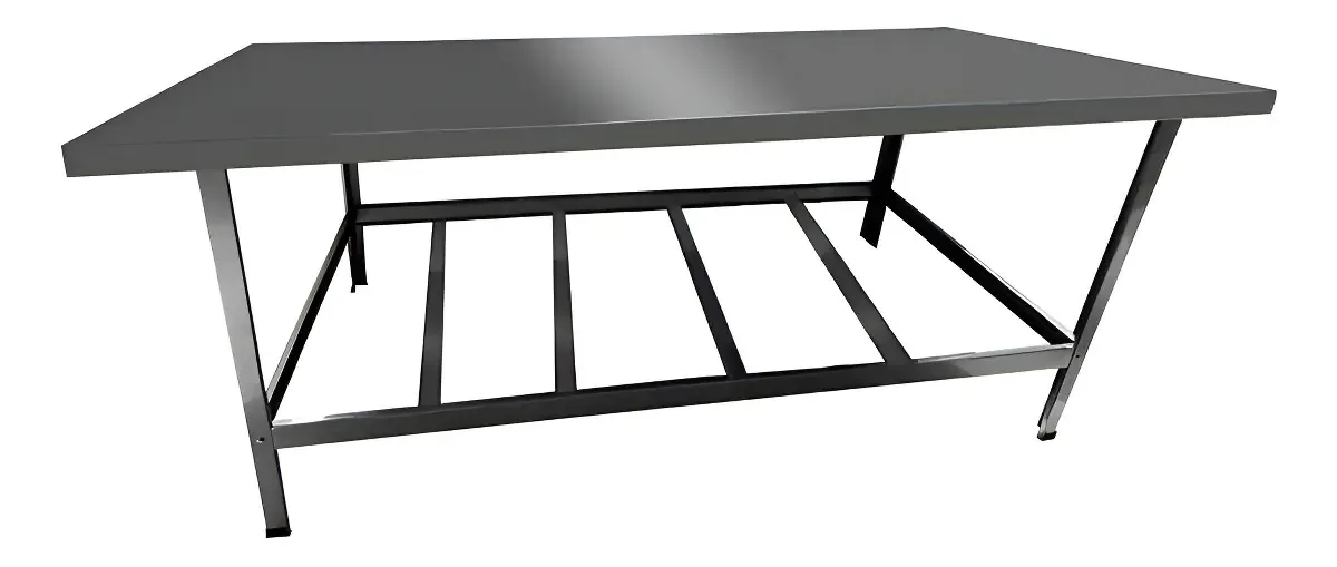 Mesa De Manipulação Inox Slim Cefaz 145x55cm Msis-20