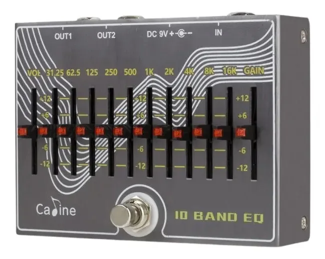 Pedal Guitarra Eq 10 Bandas Caline
