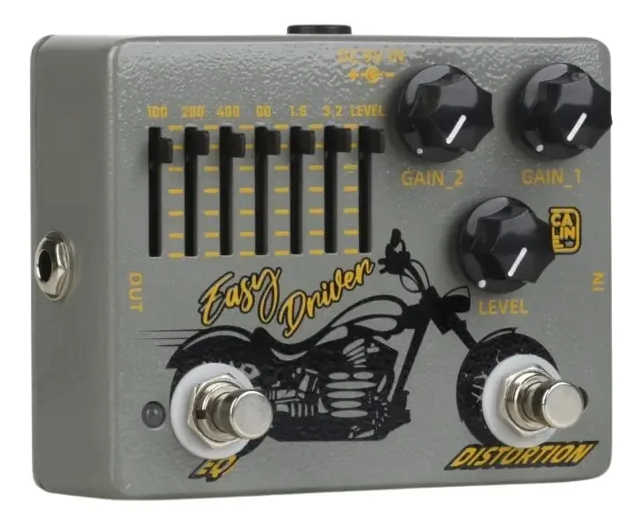 Pedal Guitarra Eq Distortion Caline- Easydriver