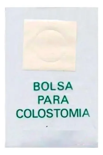 Bolsa De Colostomia Descartável Abertura 50mm - 100 Unidades