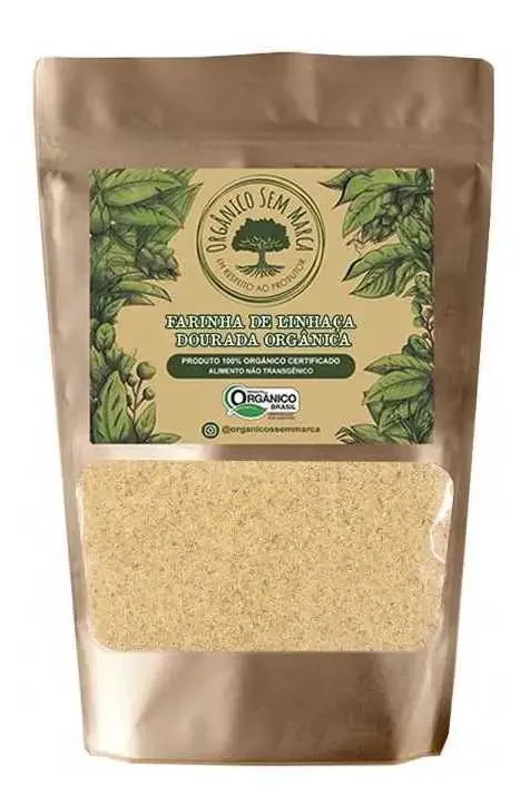 Farinha De Linhaça Dourada Orgânica 500g - Osm
