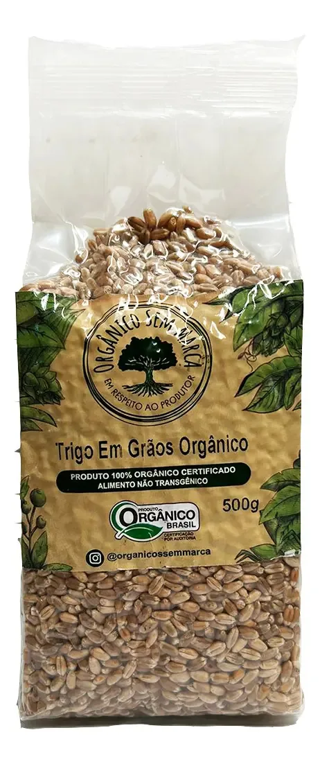 Trigo Em Grãos Orgânico 500g - Osm