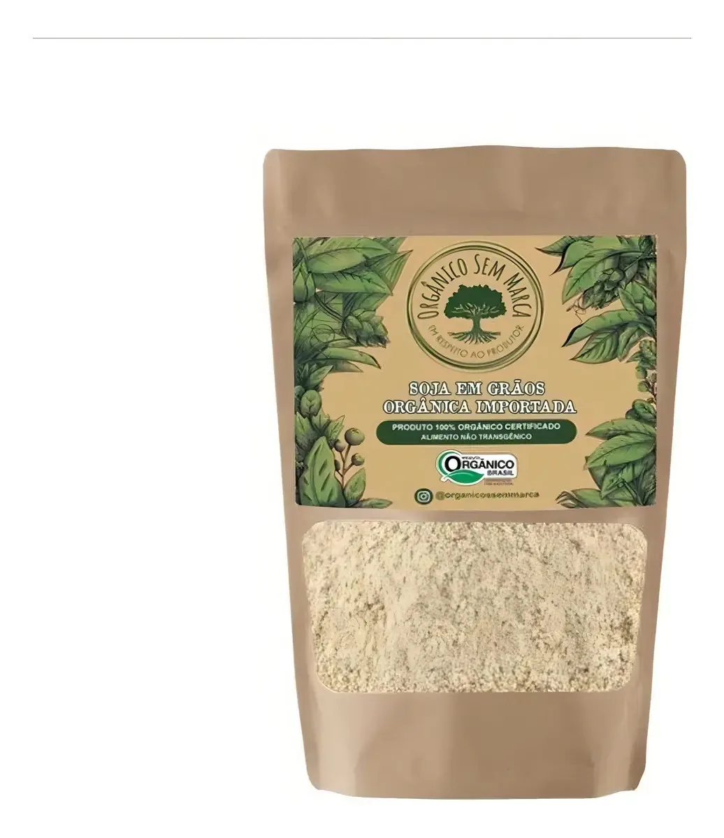 Farinha De Soja Orgânica 500g - Osm