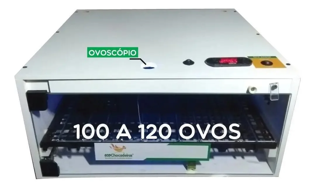 Chocadeira 120 Ovos De Galinha Automática E Ovoscópio - 110v