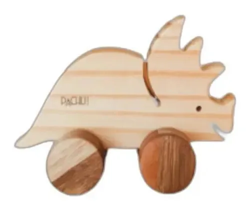 Carrinho Dinossauro Fred - Pachu - Brinquedo Lúdico