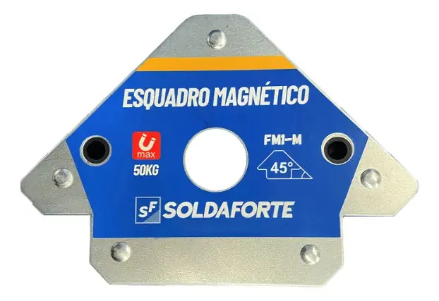 Esquadro Magnetico Para Solda 50kg Industrial - Soldaforte
