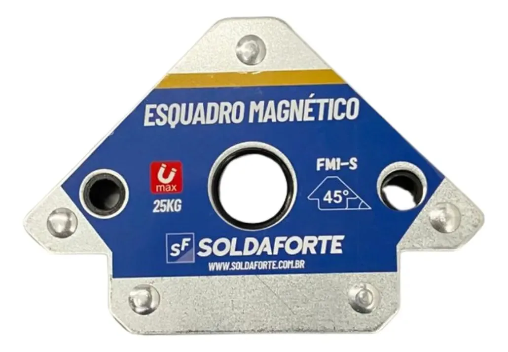 Esquadro Magnetico Para Solda 25kg Industrial - Soldaforte