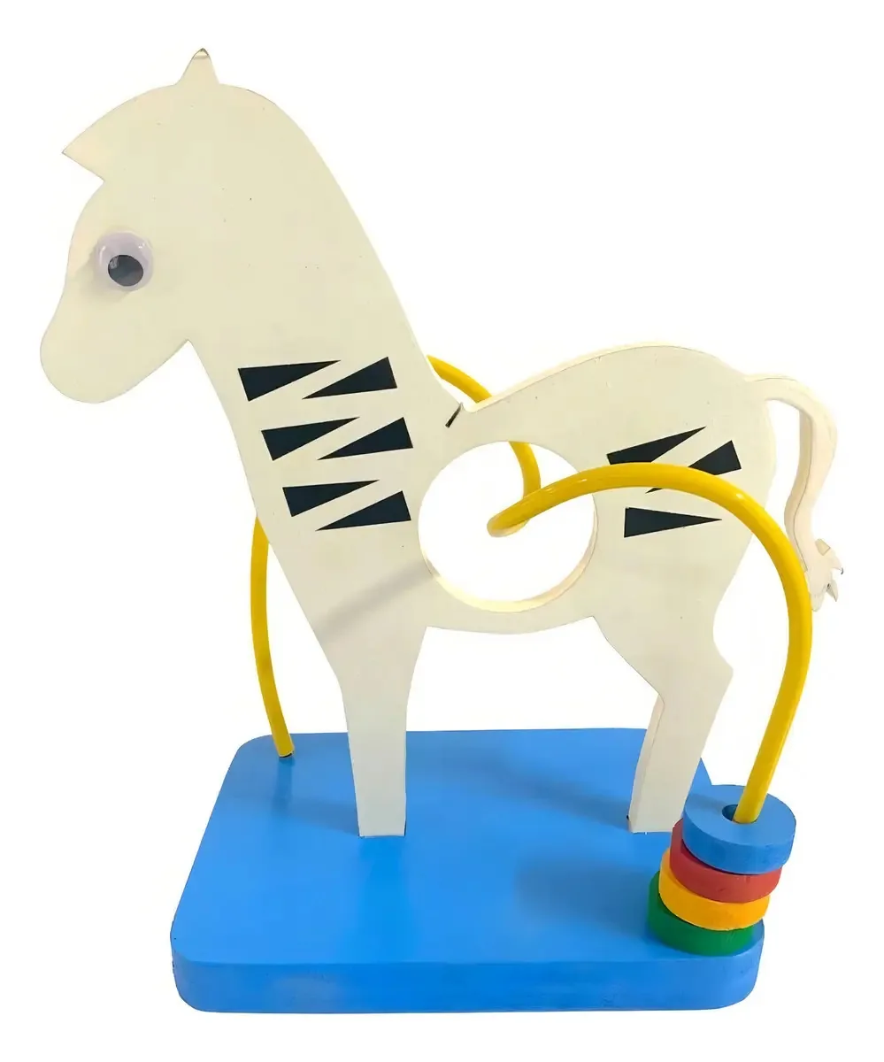 Brinquedo Aramado Montessori Pedagógico Divertidos Cor Zebra