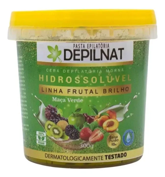 Cera Hidrossolúvel Maçã Verde Depilnat - 300g