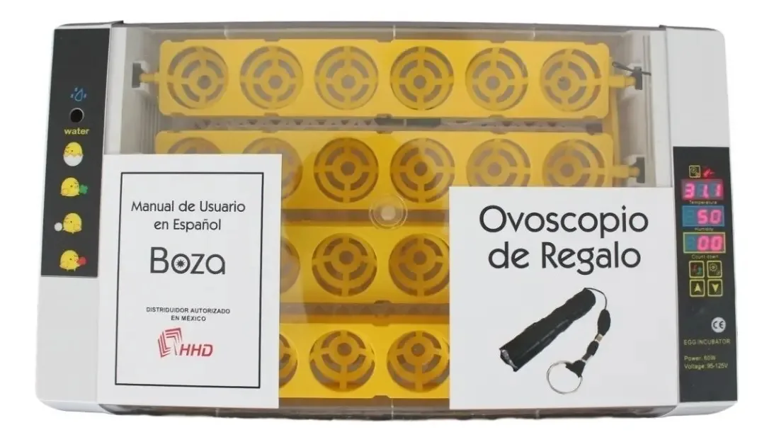 Incubadora de ovos Ulti Manual Ovoscope 24 em espanhol