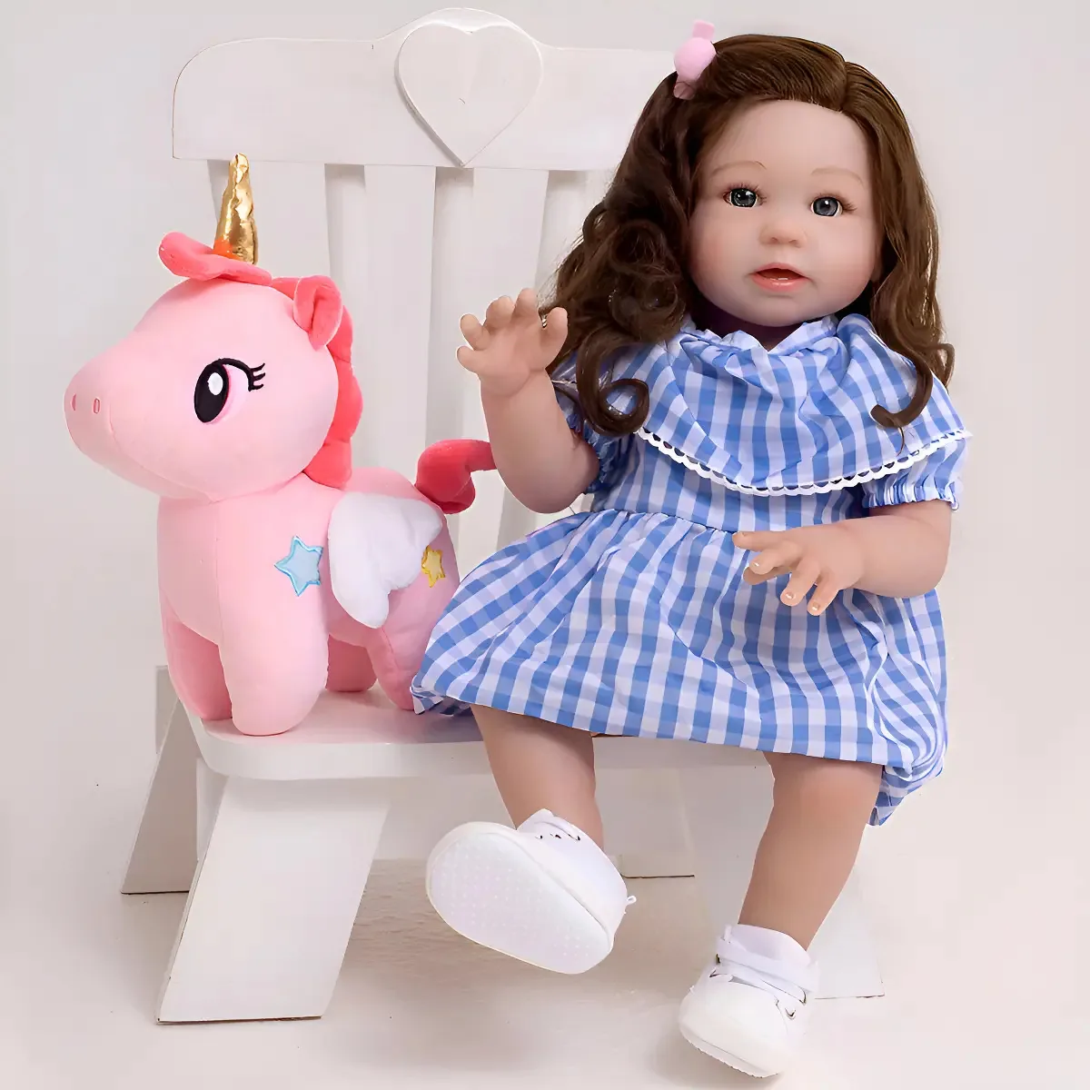 Bebe Reborn Realista De Silicone New Happy Boneca Reborn