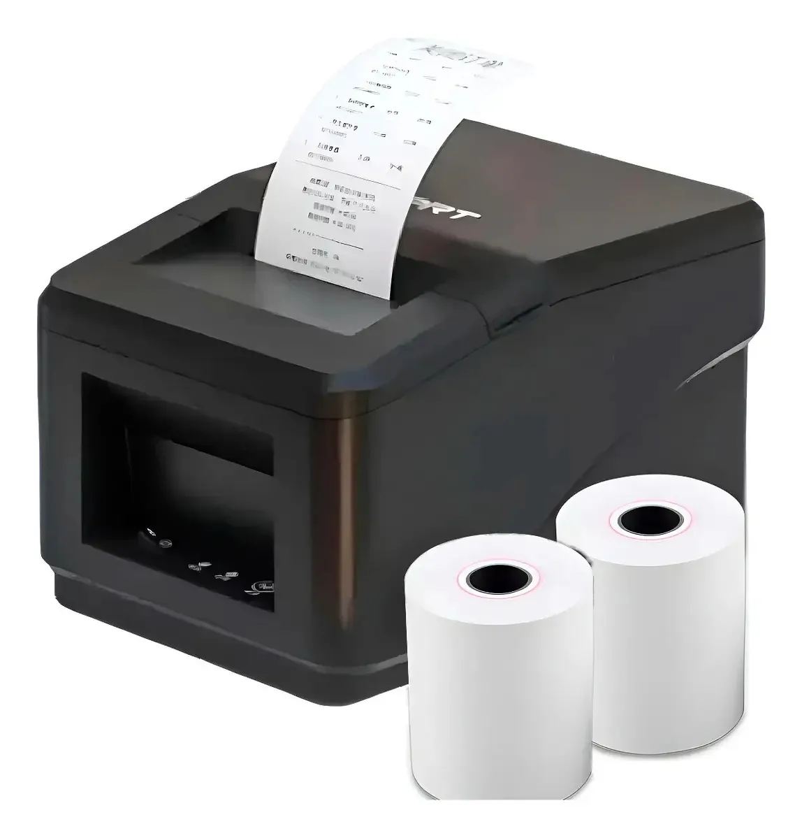Impressora térmica Comandera Tp582 Tp582 58 mm, fiscal e não fiscal, aprovada, recibos, quiosque, gastronomia, restaurantes, ingressos, gaveta de dinheiro USB com 2 rolos de papel térmico contínuo