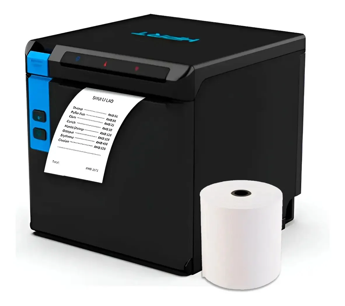 Impressora térmica Hprt Tp808 80mm WiFi/USB/Serial para restaurantes de varejo com corte automático com 1 rolo de papel térmico