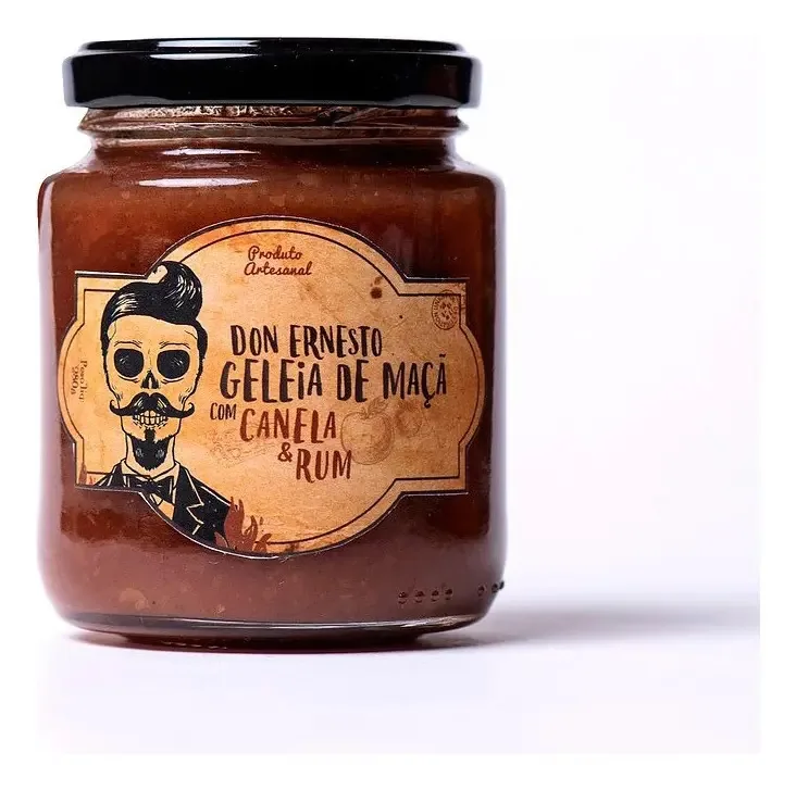 Geleia De Maçã Com Canela E Rum Don Ernesto