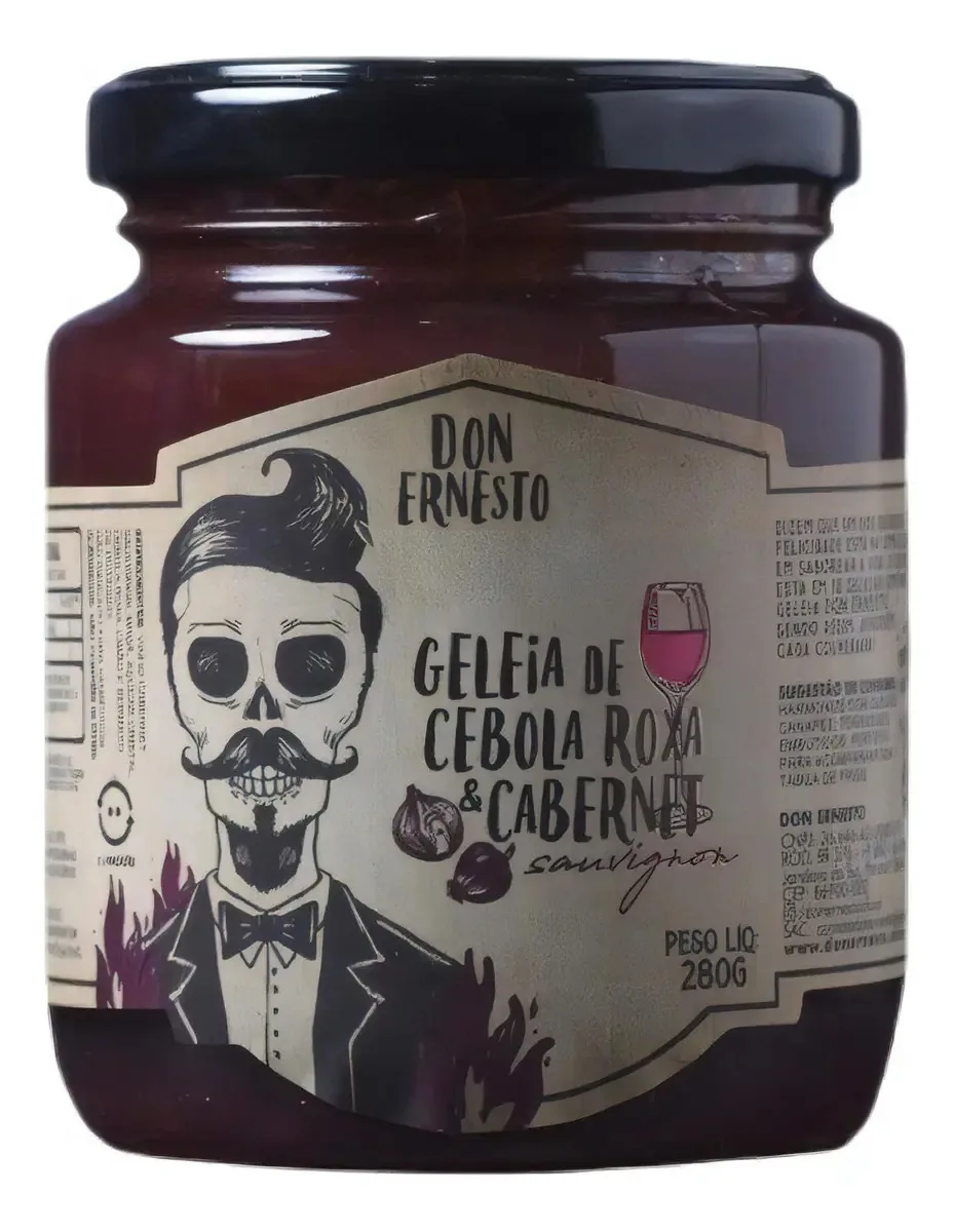 Geleia De Cebola Roxa E Cabernet Sauvignon 280g Don Ernesto