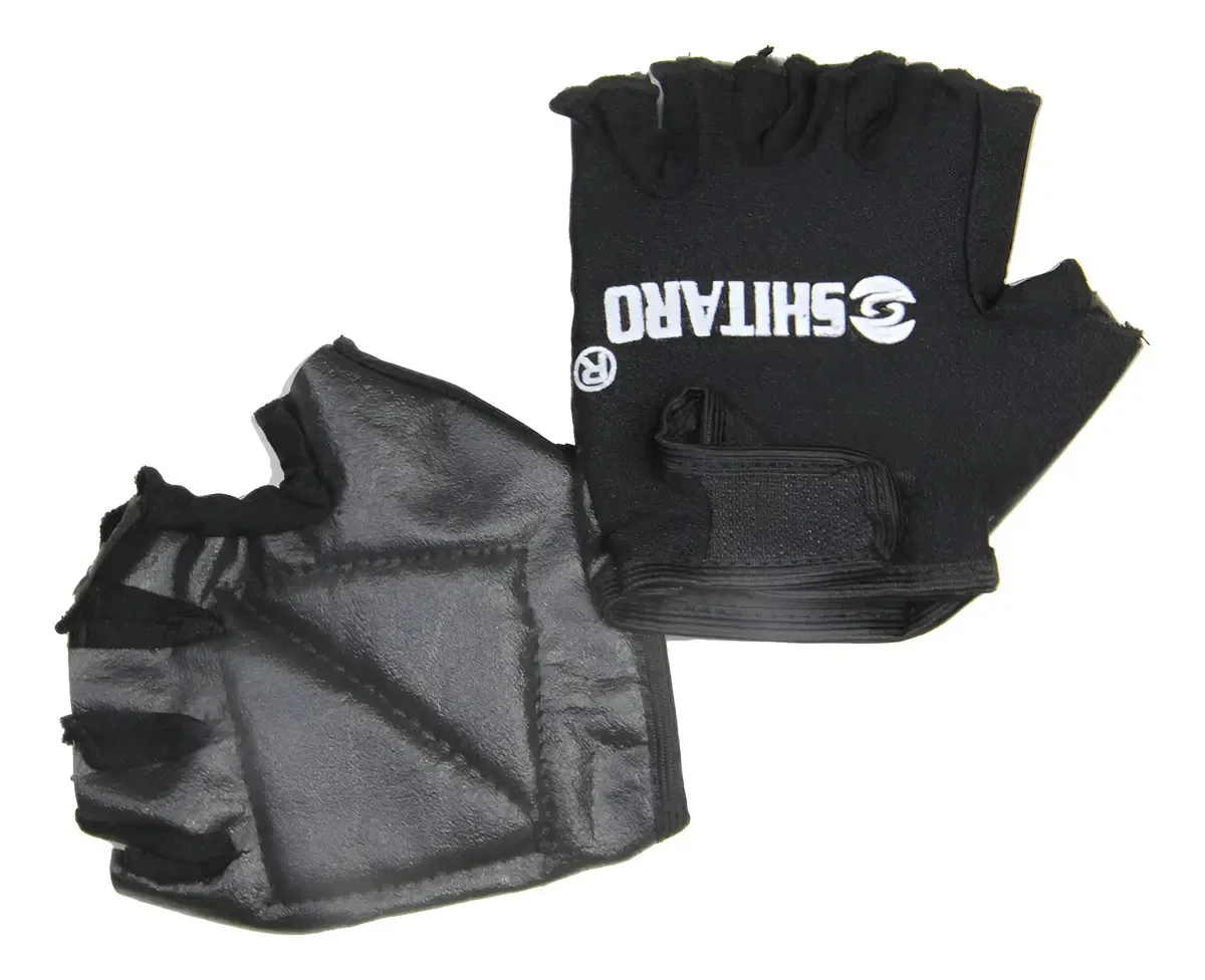 Luva Ciclismo Mtb Lycra Ciclista Cor Preto Tamanho M
