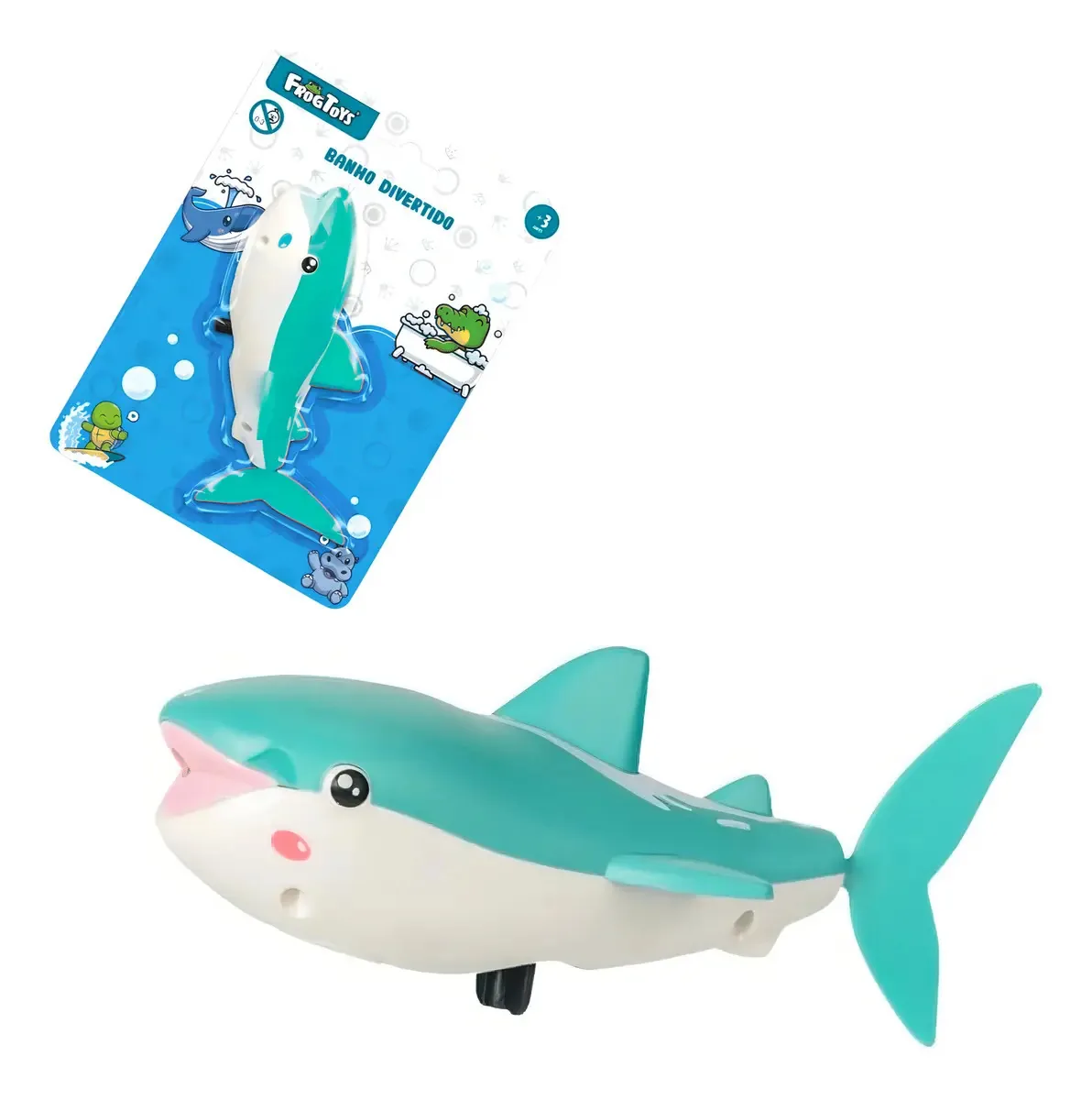 Banho Divertido Tubarão Sapico