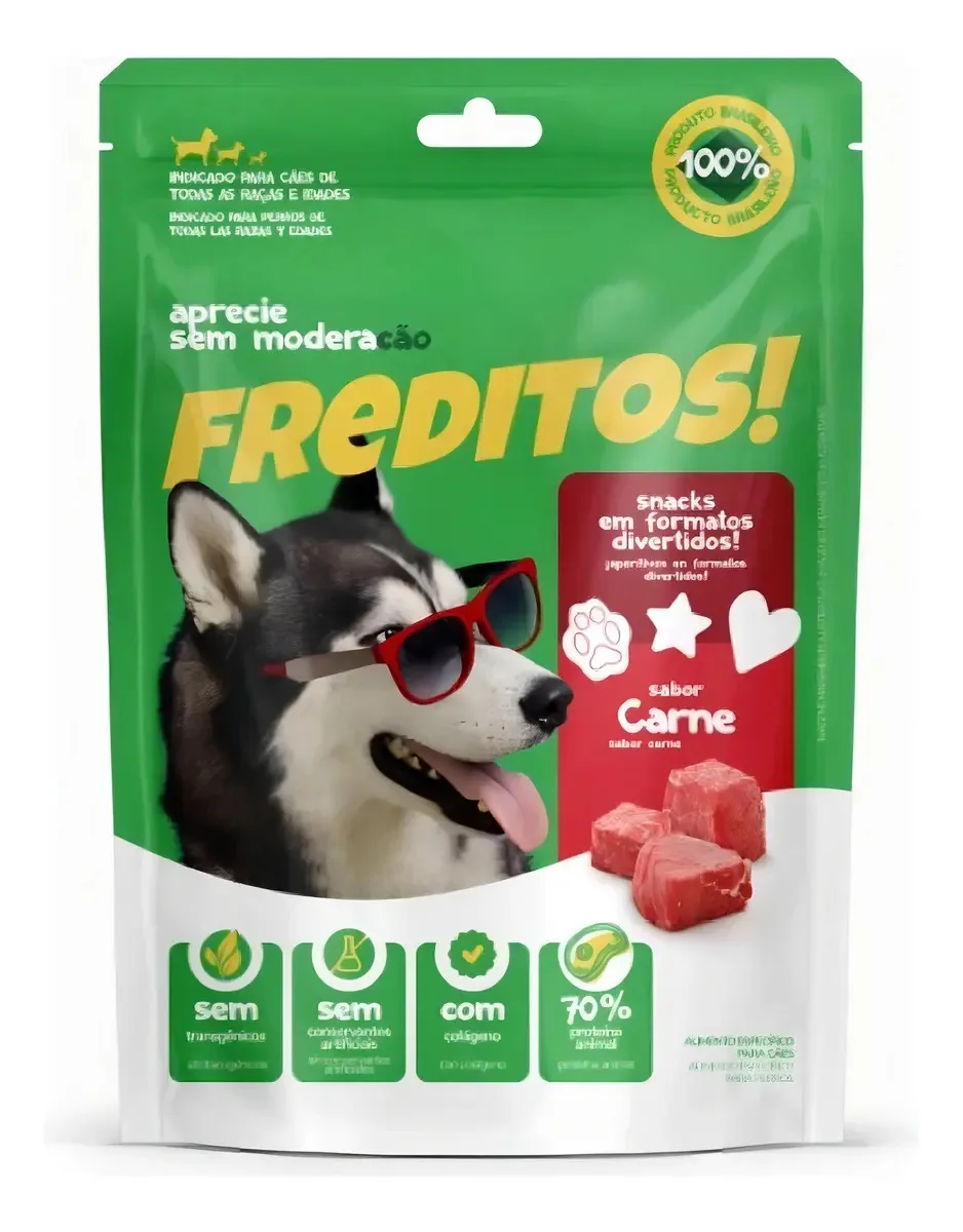 Snack Freditos 500g Carne