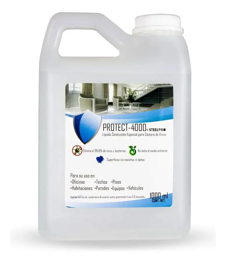 Sanitizante Protect-4000 1 Litro - Especial Para Máquina de Fumaça - Steelpro
