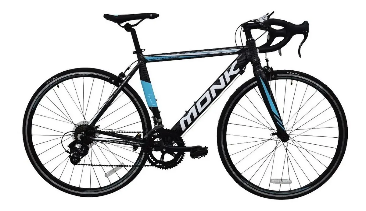 Bicicleta de estrada Monk Gravel 2021 R700 Freios exclusivos de 14 V, freios em V, câmbio azul Shimano