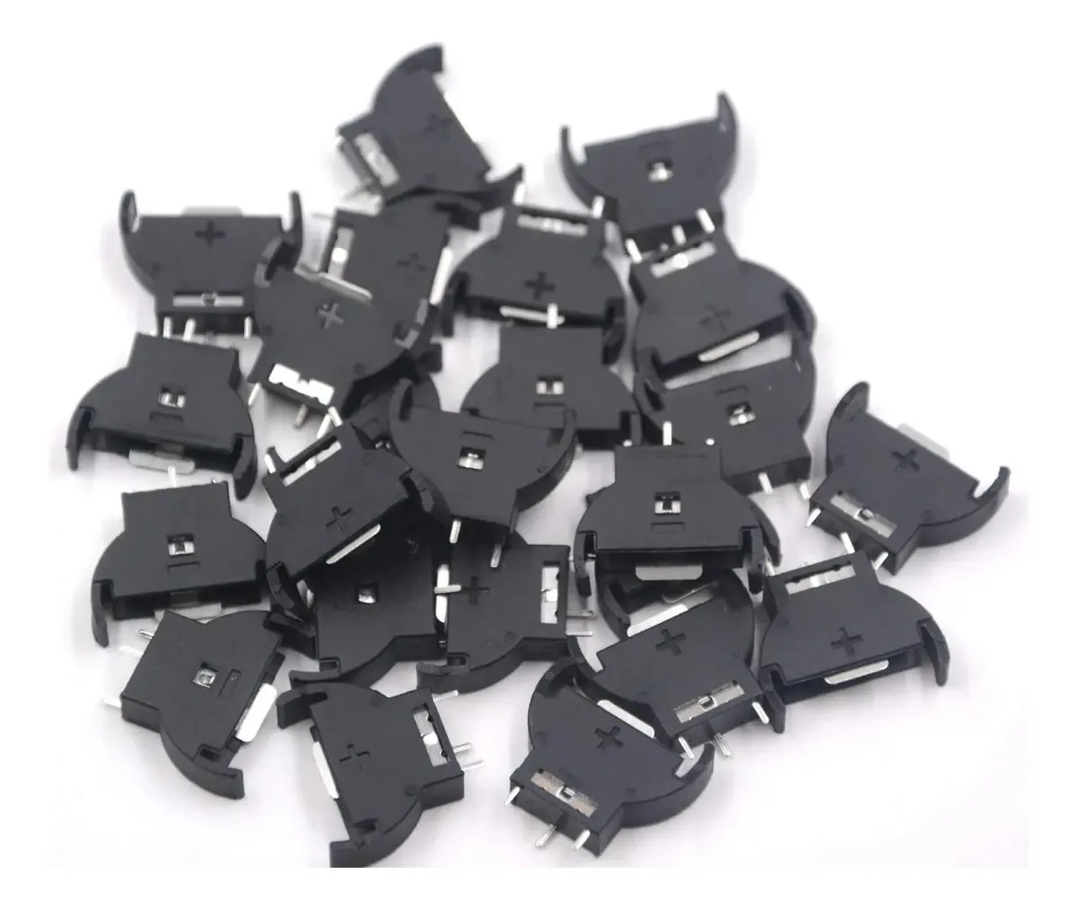 Pacote de 25 suportes de bateria Cr2032 com cabo