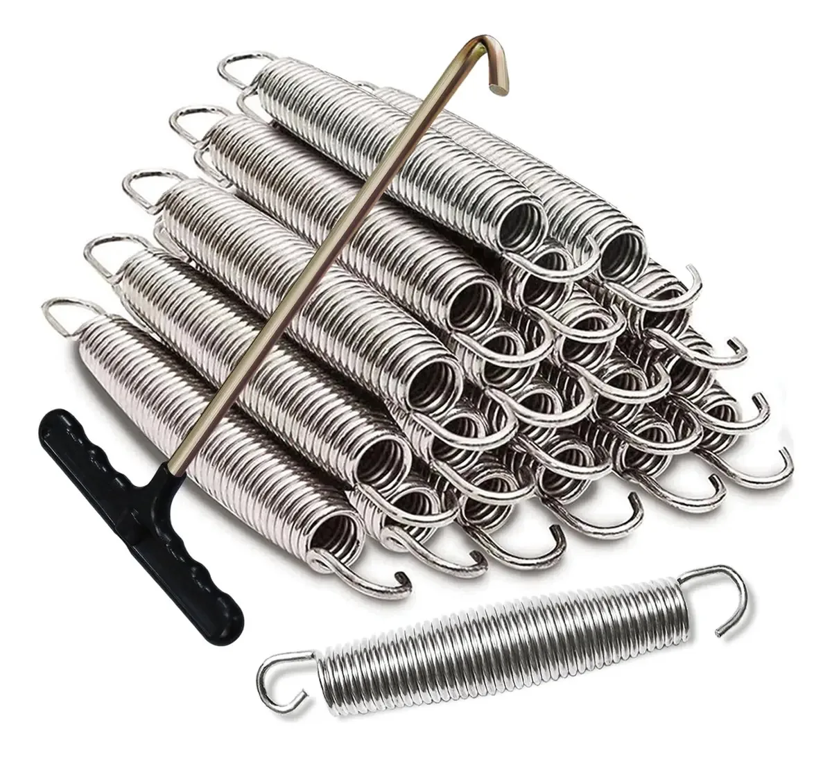Molas de reposição de aço inoxidável T-Hook 20u