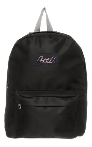 Mochila esportiva grande feminina feminina unissex preta Lsyd Urban