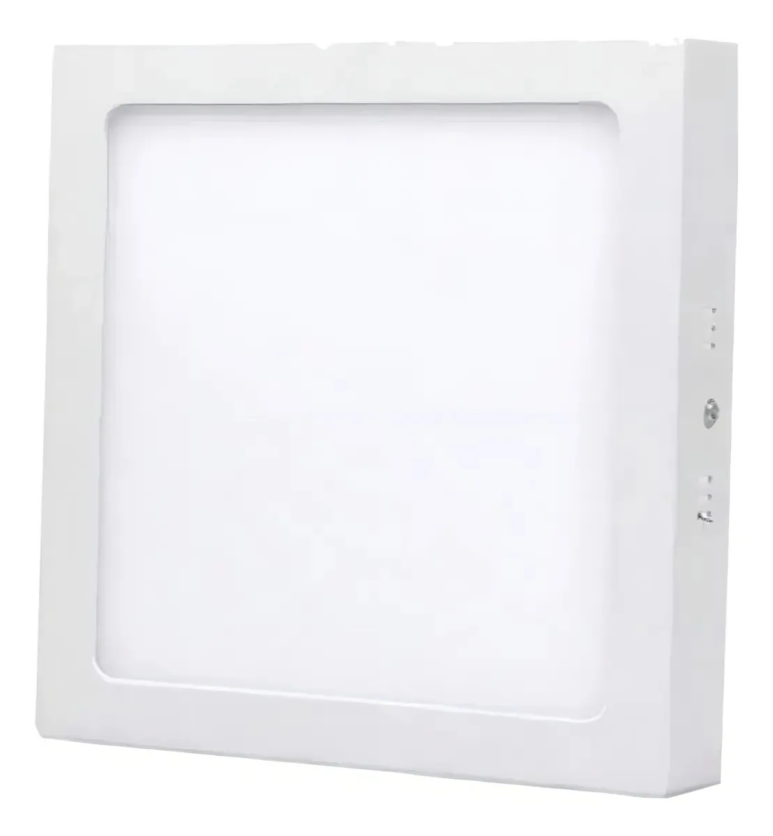 Pacote: 4 painéis de LED, luz fria quadrada sobreposta de 12 w