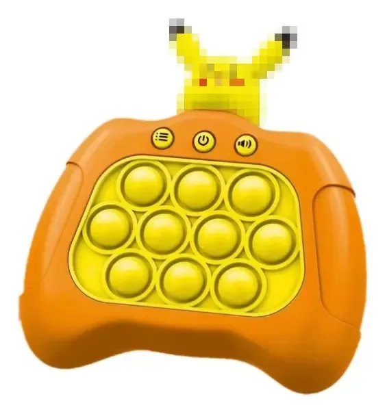 Divertido jogo eletrônico Pop It para crianças Anti-Stress Orange