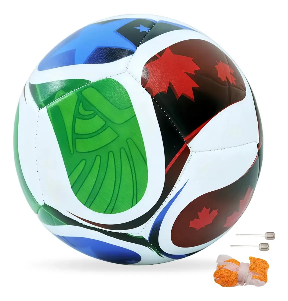 Bola de futebol Lawan No.5, bolas de futebol para treinamento juvenil, com alfinetes e rede, futebol recreativo profissional ao ar livre para adultos, presente para amantes do futebol