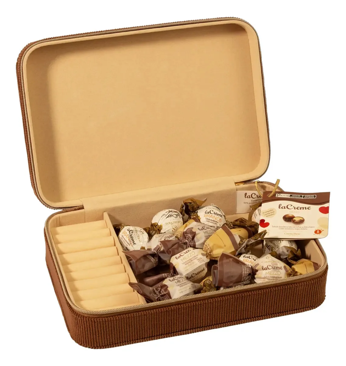 Necessaire Porta-joias Lacreme Trufas Cacau Show 162g
