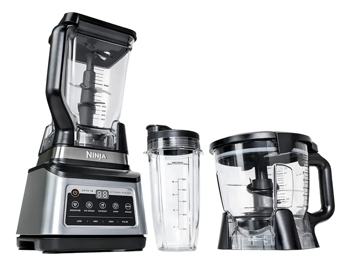 Liquidificador, Ninja, Kitchen System, 3 em 1, Tecnologia Total Crushing, 5 Programas Auto-iQ, 127 v