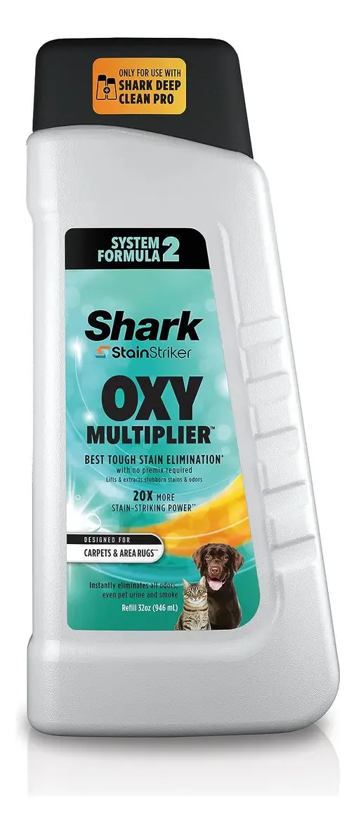 Solução De Limpeza De Carpetes Shark Exox32 Stainstriker Oxy