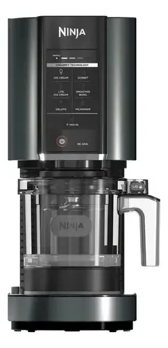 Máquina de sorvete Ninja Cn302 Máquina de sorvete preta