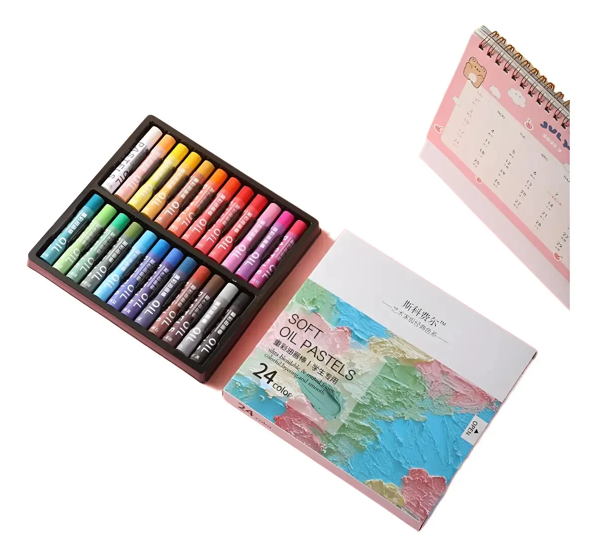 24/12/36/48 unidades de pastéis a óleo Morandi Professional Color 24 cores