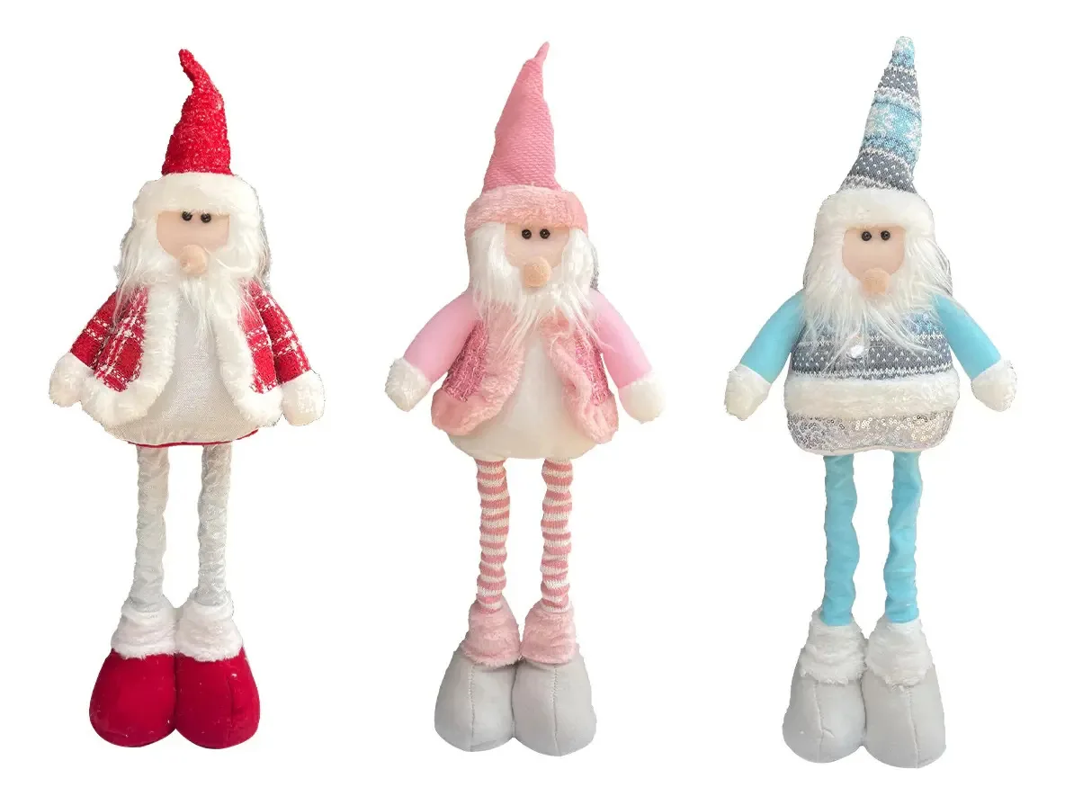 Pacote X2: macacões de Natal de pernas compridas, 50 cm, cor antiga B