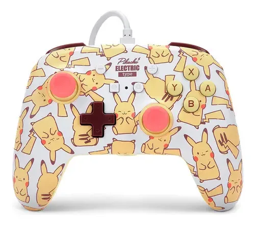 Controle Powera Enhanced Wired - Pikachu Blush