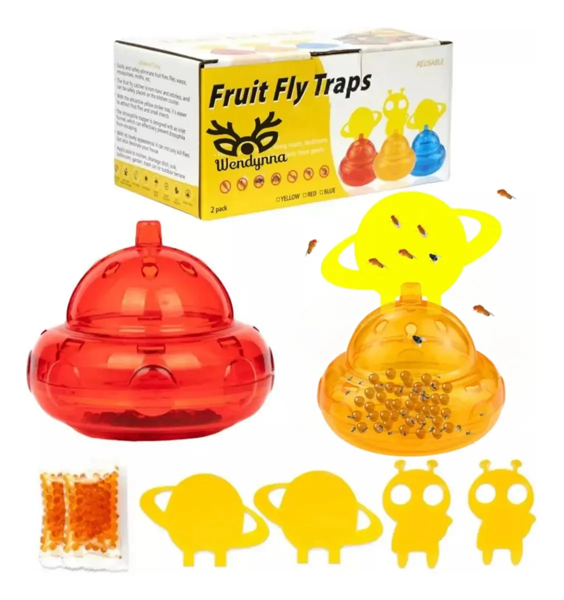 Kit Armadilha Pega Moscas Insetos Mosquitos Adesivas Casa