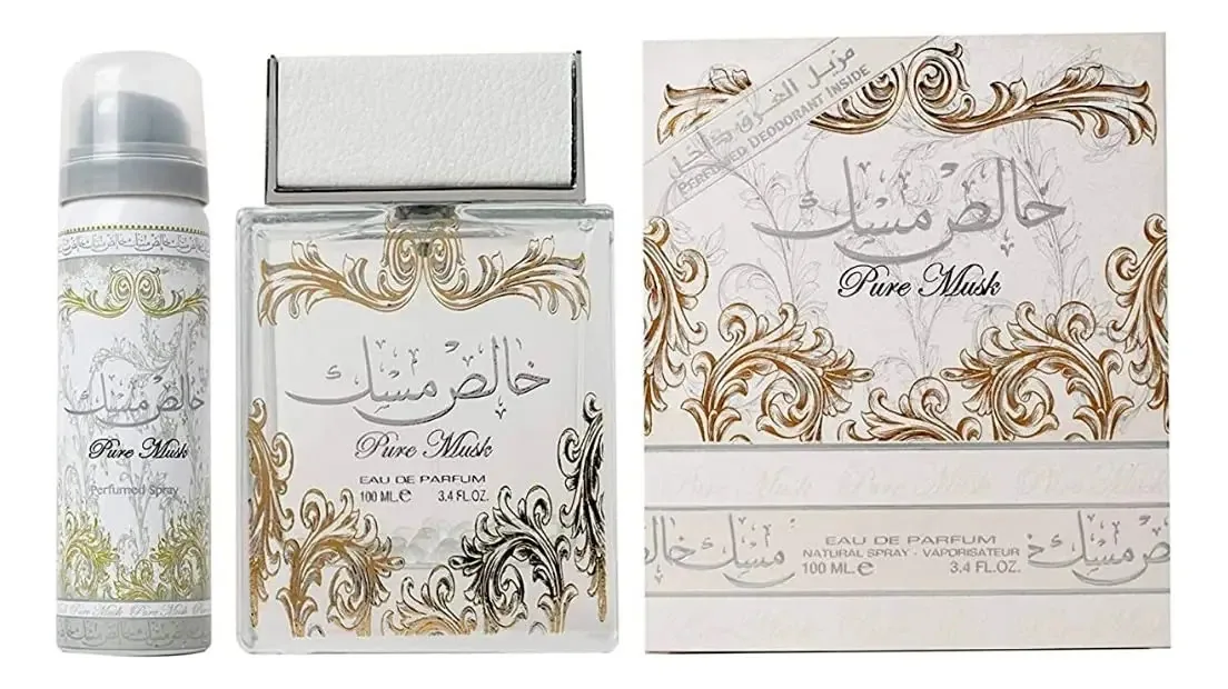 Conjunto de 100 perfumes Lattafa Perfumes Pure Musk Eau De Parfum