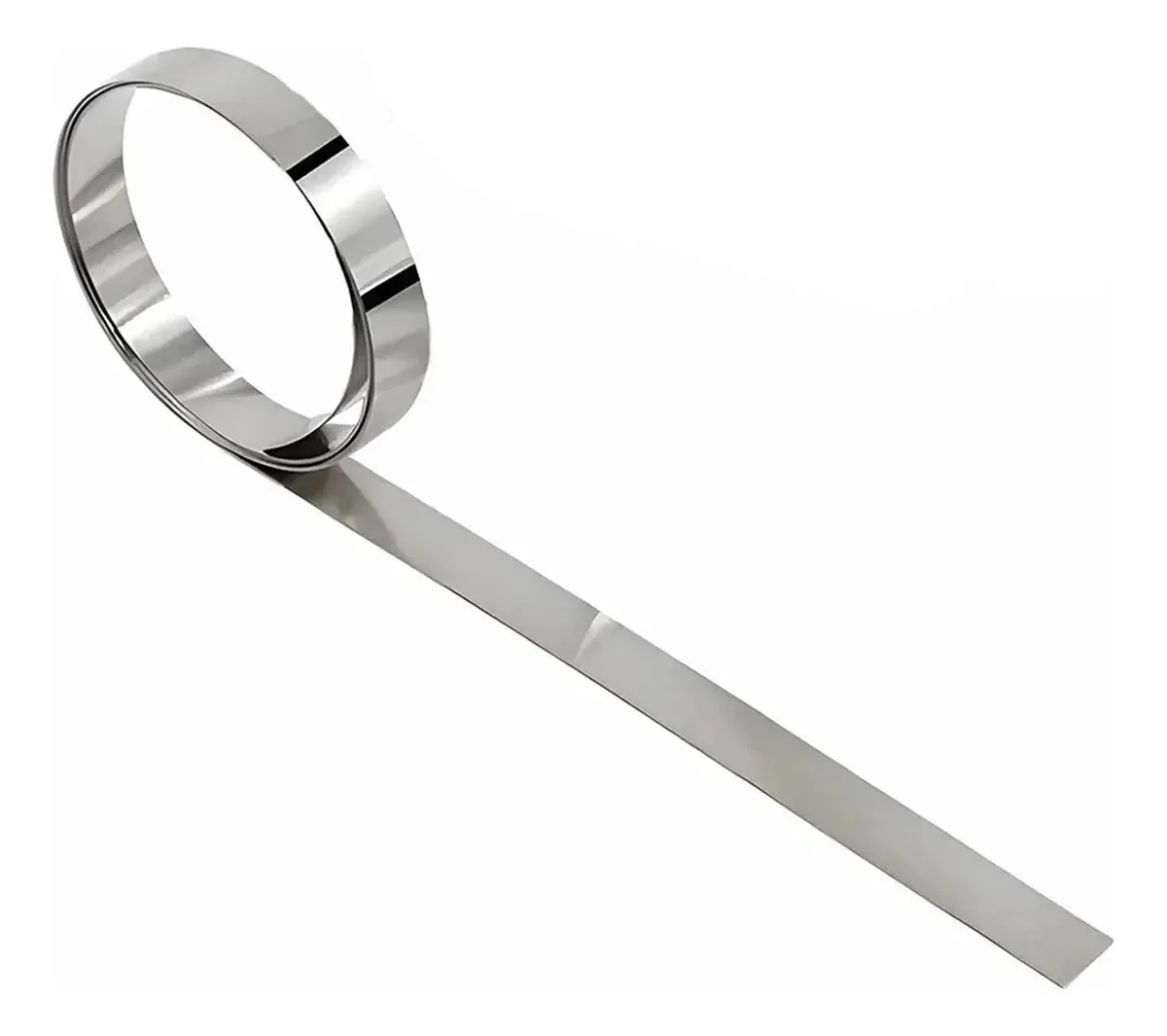 Cinta de aço inoxidável de 1 rolo 1/2 tipo 430, calibre 22, 3 m