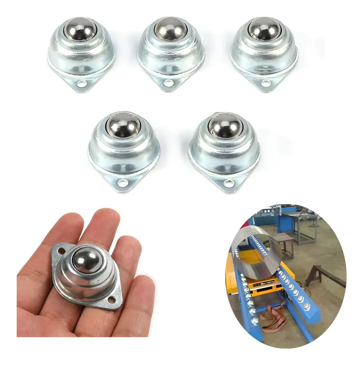 Rolamento universal de rolos de esferas de 5 peças de 10 kg