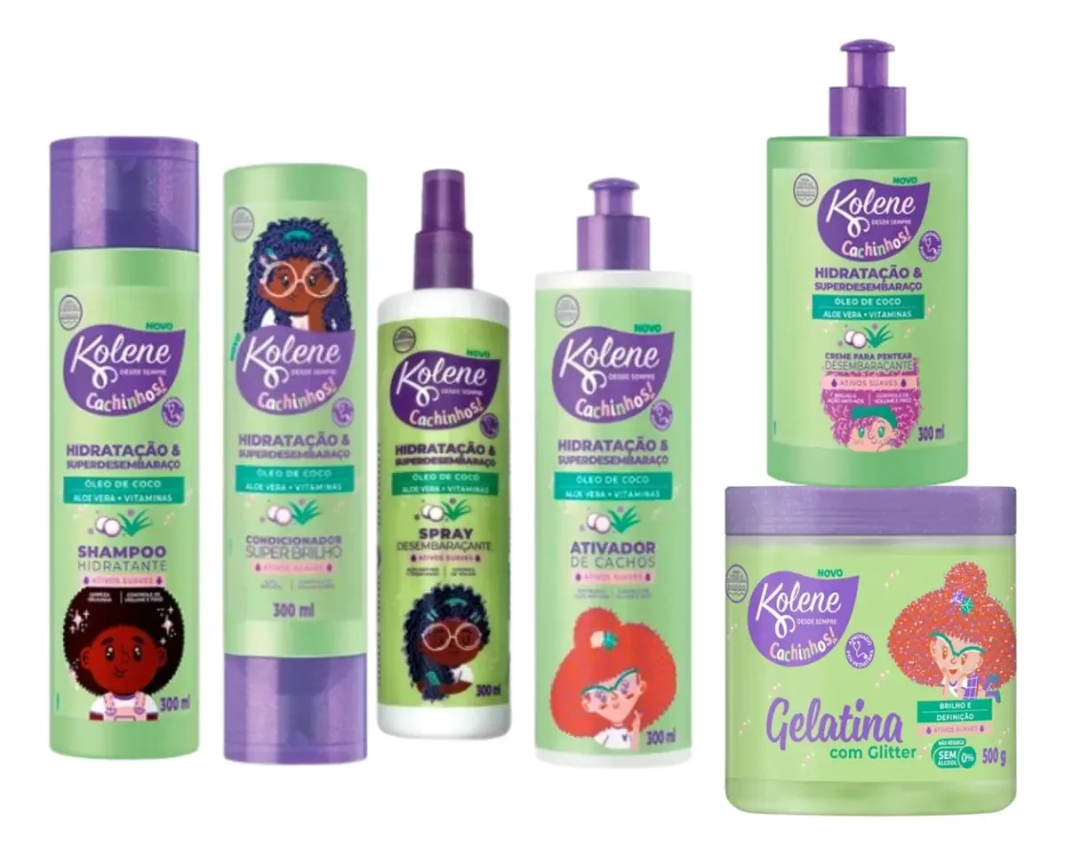 Kit Kolene Cachinhos Com Spray
