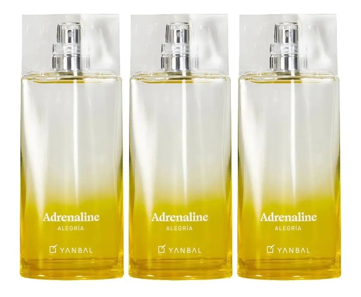 3 Perfumes Adrenaline Alegria